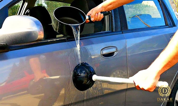 صافکاری خودرو با آب جوش